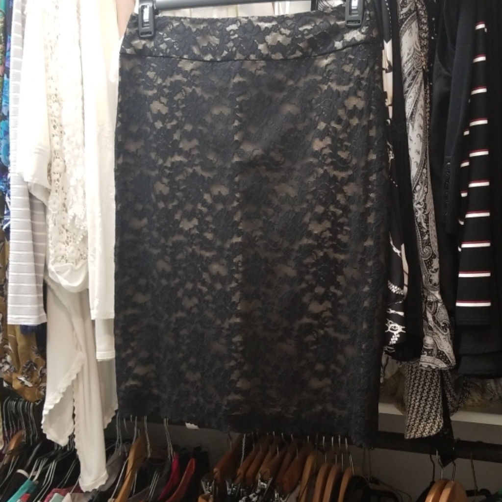 Black Lace Skirt